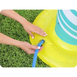 Bestway Support Frisbee avec Cerceaux pour Enfants, idéal pour les jeux aquatiques