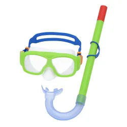 Bestway 24035 Set de Plongée Vert, fabriqué à partir de matériaux durables