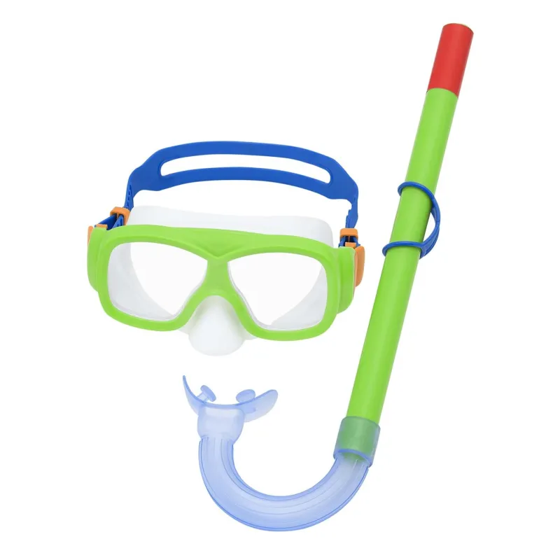 Bestway 24035 Set de Plongée Vert, fabriqué à partir de matériaux durables