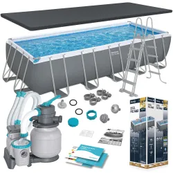 Bestway 5612B 640 x 274 x 132 cm Piscine Tubulaire 6in1