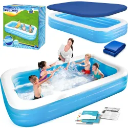 Piscine gonflable familiale 305 x 183 x 56 cm 3en1 Bestway 54009