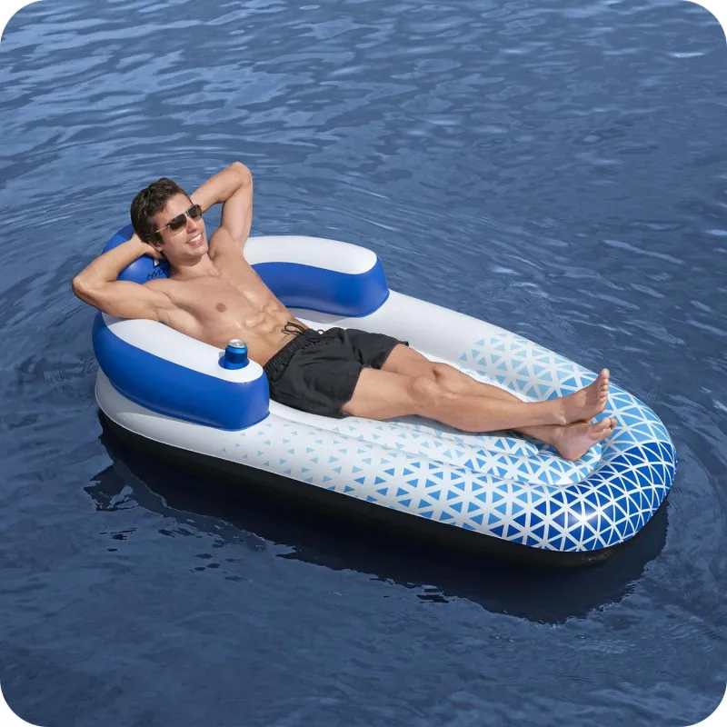 Matelas de Nage Indigo Wave Bestway 43533, parfait pour la plage