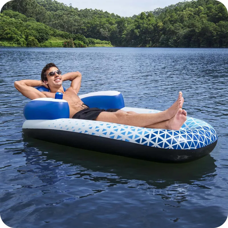 Matelas de Nage Indigo Wave Bestway 43533, parfait pour se détendre dans l'eau