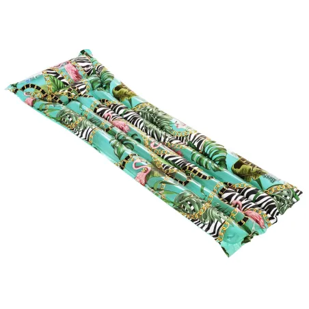 Matelas de nage Jungle avec un design coloré, parfait pour s'amuser dans l'eau