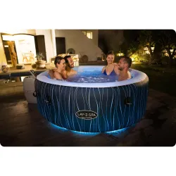 SPA Gonflable Lay-Z Hollywood élégant, parfait pour se détendre dans le jardin