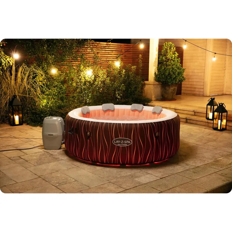 SPA Gonflable Lay-Z Hollywood, détente dans le jardin ou sur la terrasse toute l'année