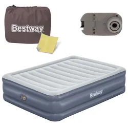 Matelas gonflable 203x152x51 cm avec pompe électrique intégrée Bestway 6713I