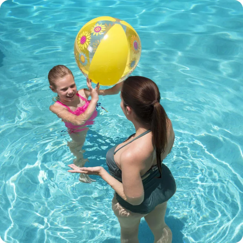 Ballon de plage imperméable 51 cm Bestway 31036, pour une utilisation à la plage et à la piscine