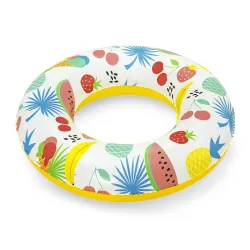 Bouée de natation colorée en forme de pastèque 61 cm, parfaite pour la plage ou la piscine