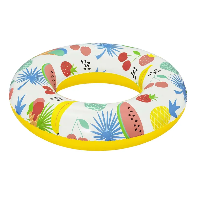 Bouée de natation confortable en forme de pastèque 61 cm, idéale pour enfants et adultes
