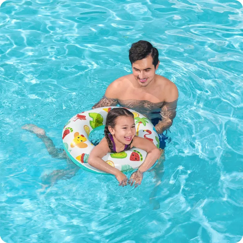 Bouée cactus 61 cm, idéale pour les enfants à la piscine