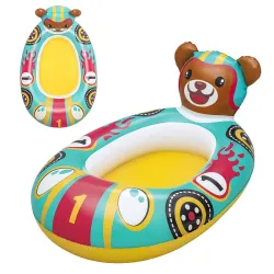 Bestway 34170 Ours Gonflable Chevauchable pour Enfants, jouet aquatique amusant pour les petits