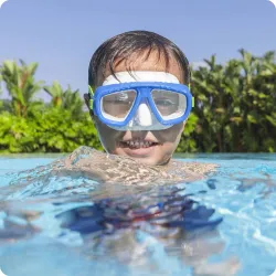 Masque de natation bleu Bestway 22011, élégant et pratique pour la natation