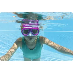 Masque de natation rose élégant, idéal pour enfants et adultes