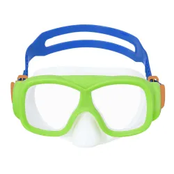 Masque de nage de haute qualité avec design vert-bleu, idéal pour les enfants