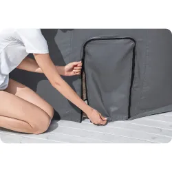 Couverture pour SPA 196 x 71 cm Bestway 60318, parfaite pour une utilisation extérieure