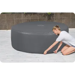 Couverture pour SPA 196 x 71 cm Bestway 60318, parfaite pour la protection au jardin