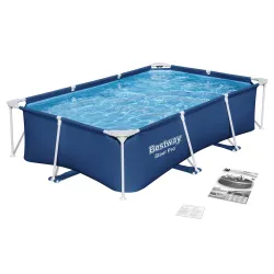Piscine de jardin avec cadre 259 x 170 x 61 cm Bestway 56403N