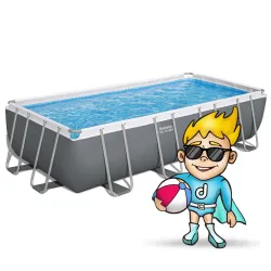 Piscine de jardin 549 x 274 x 122 cm, parfaite pour les activités estivales