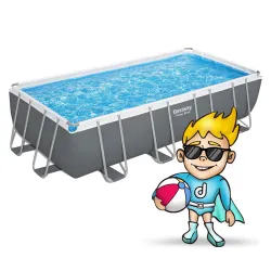 Piscine de jardin moderne 549x274x122cm 17-en-1 au design élégant