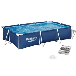Piscine de jardin à armature 300x201x66cm 5-en-1 Bestway 56404N
