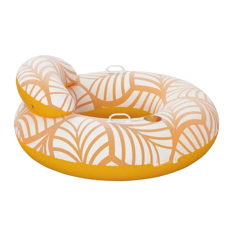 Bestway 43643 Bouée Gonflable avec Dossier, idéale pour les journées d'été à la piscine