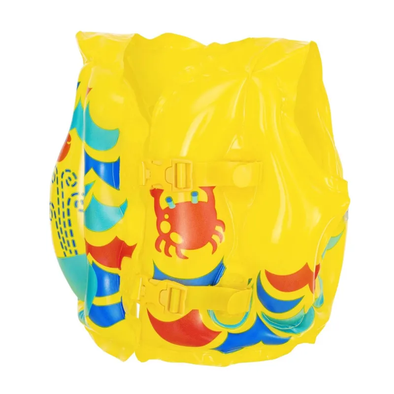 Gilet d'apprentissage tropical élégant pour enfants, couleurs vives