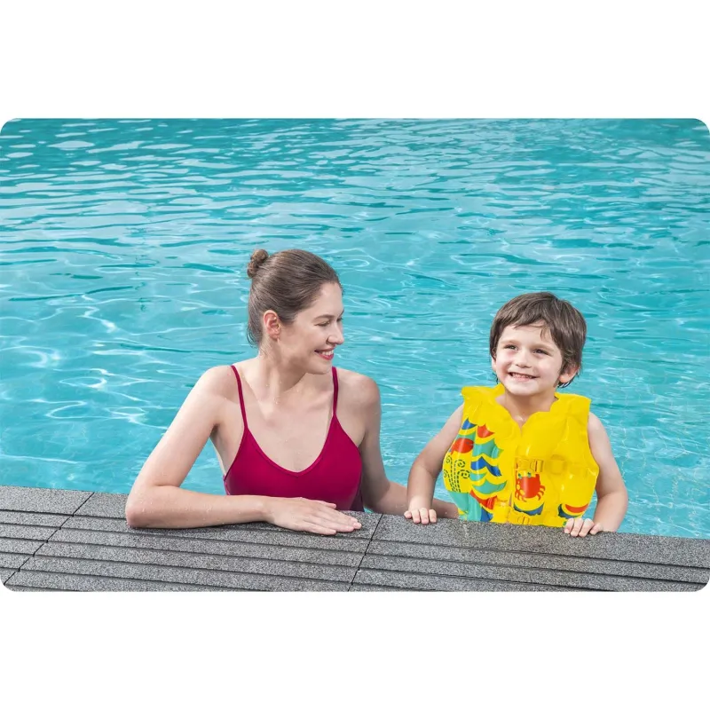 Gilet d'apprentissage tropical idéal pour la piscine et la plage