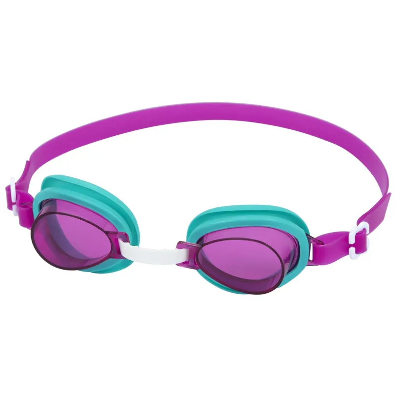 Lunettes de natation turquoise, idéales pour apprendre à nager
