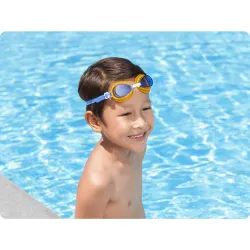 Lunettes de natation bleues, idéales pour les jeux à la piscine ou à la plage