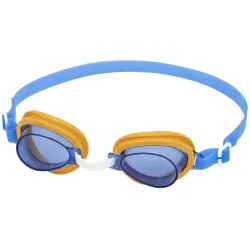 Lunettes de natation bleues, idéales pour les journées d'été à la piscine