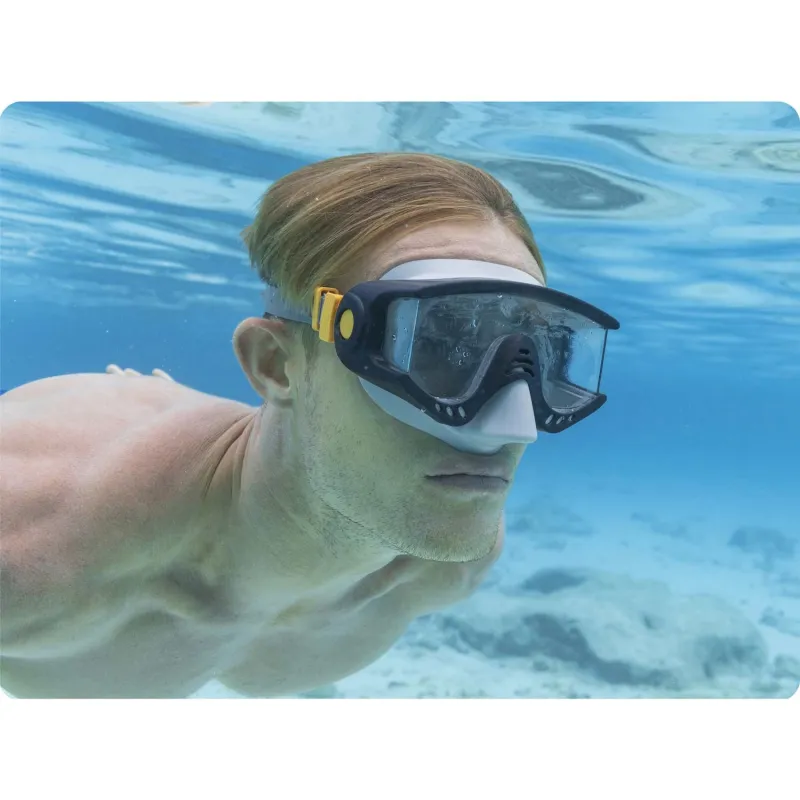 Bestway 22044 masque natation noir, idéal pour la piscine ou la plage