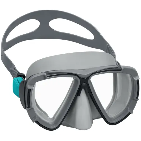 Masque de natation gris Bestway 22052, parfait pour les jeux aquatiques
