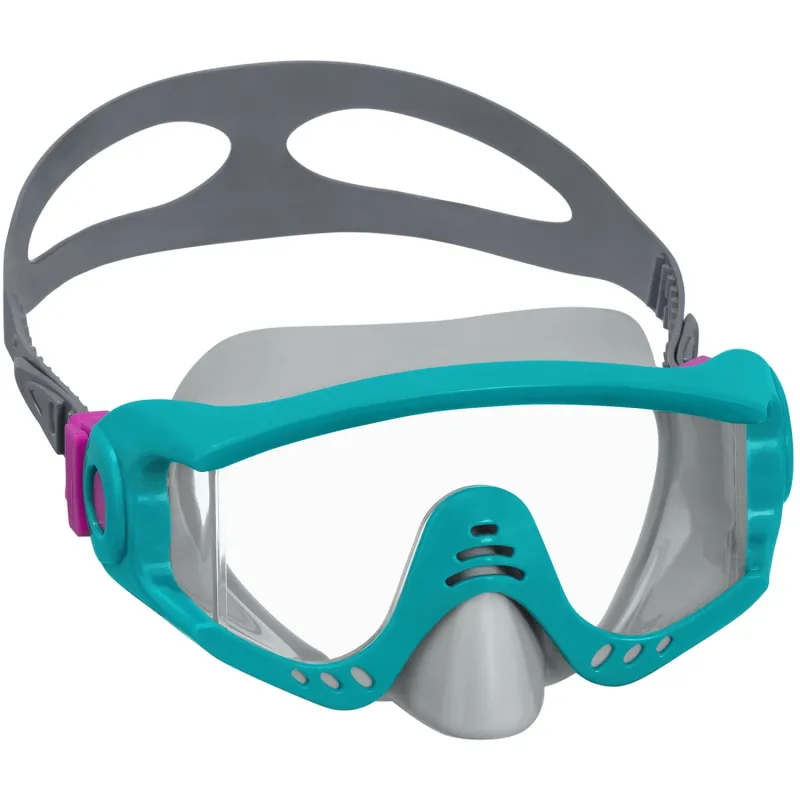 Masque de natation turquoise Bestway 22044, parfait pour s'amuser dans l'eau