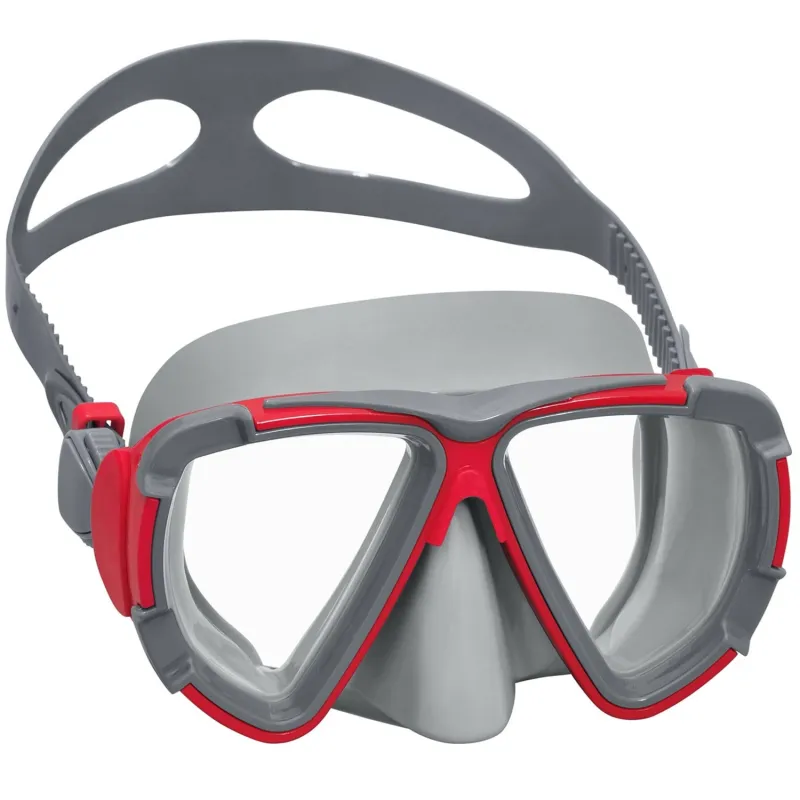 Masque de natation rouge Bestway 22052, parfait pour le jeu aquatique