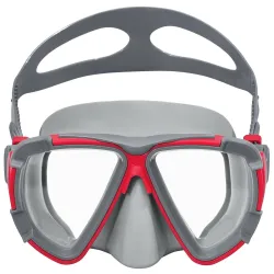 Masque de natation rouge Bestway 22052, fabriqué avec des matériaux durables