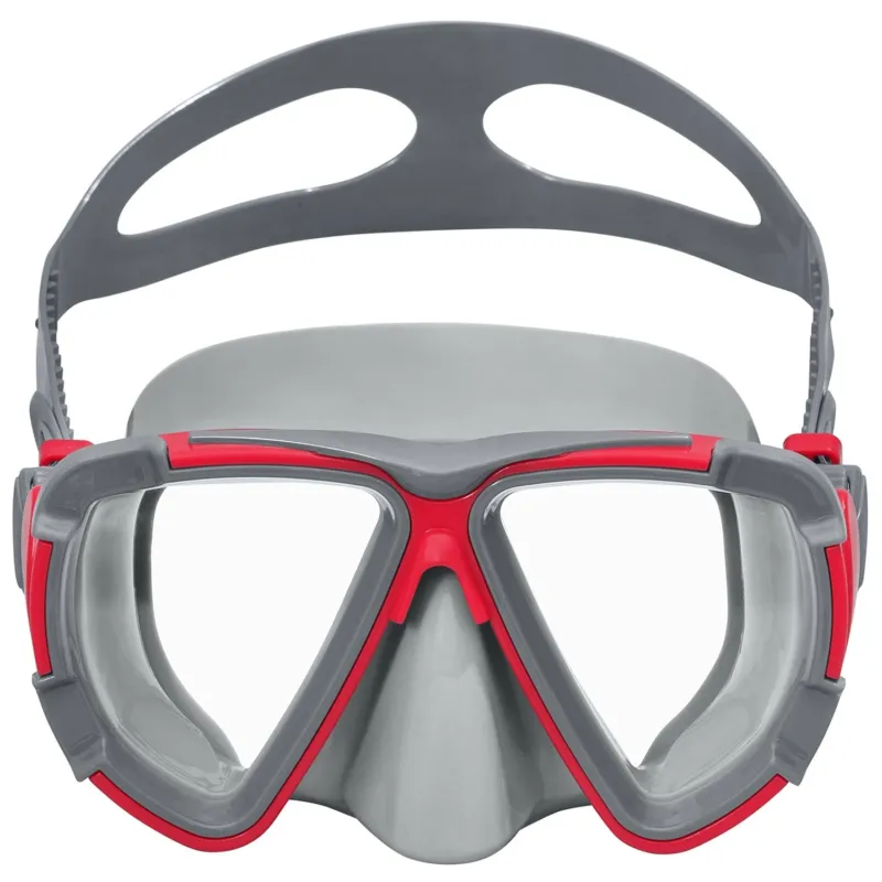 Masque de natation rouge Bestway 22052, fabriqué avec des matériaux durables