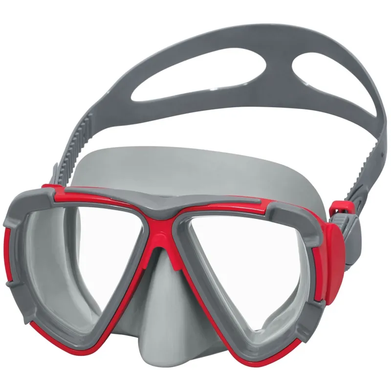 Masque de natation rouge Bestway 22052, parfait pour les enfants et les adultes