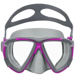 Masque de natation violet fabriqué avec des matériaux de haute qualité pour le confort