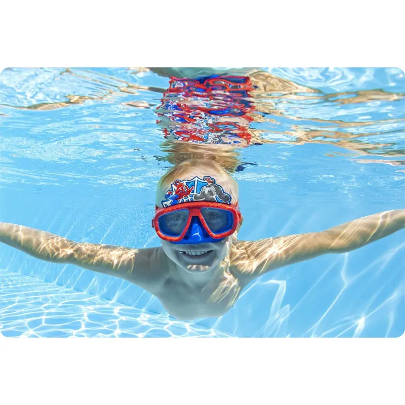 Masque de natation gonflable Spider-Man, parfait pour s'amuser dans l'eau