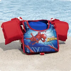 Gilet d'apprentissage natation Spider-Man 98795, parfait pour les jeux aquatiques, idéal pour les enfants actifs