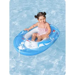 Matelas plage gonflable dauphin 102 x 69 cm, parfait pour s'amuser au jardin Bestway 34037