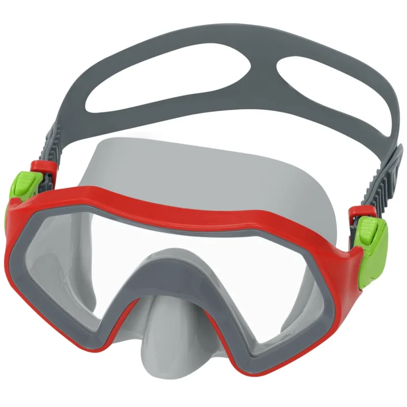 Masque de natation rouge, parfait pour les jeunes nageurs