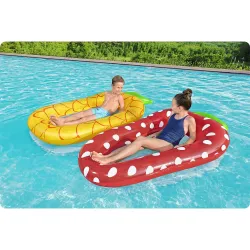 Matelas gonflable ananas, idéal pour s'amuser au jardin ou à la plage