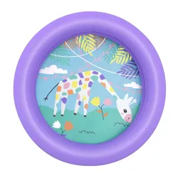 Piscine gonflable 61 x 15 cm turquoise, parfaite pour s'amuser dans l'eau cet été