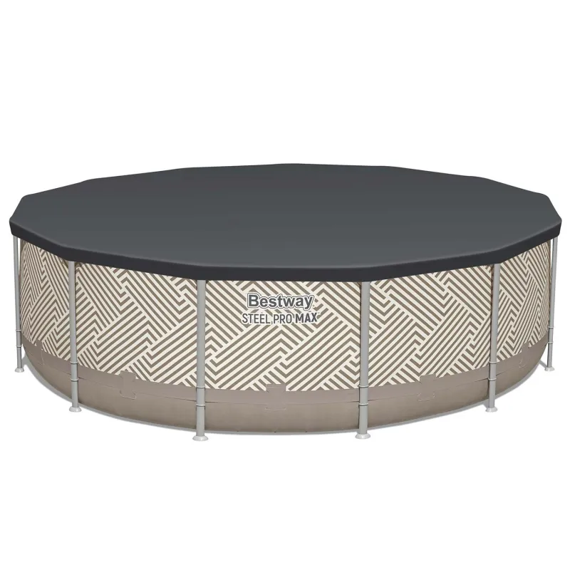 Piscine de Jardin Tubulaire 396 x 107 cm 11en1, résistante aux intempéries, parfaite pour s'amuser