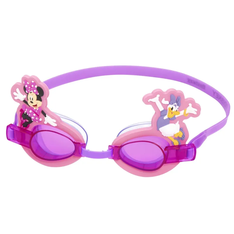 Lunettes de natation Minnie roses, idéales pour les petits amoureux de l'eau