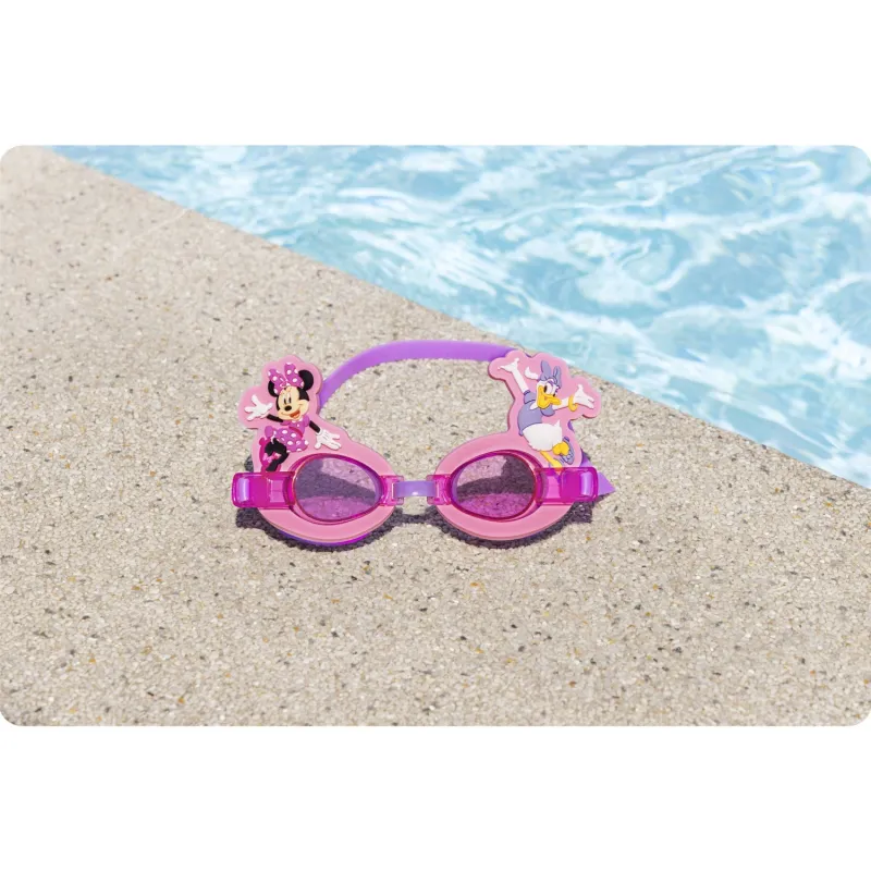Lunettes de natation Minnie, idéales pour les enfants de tous âges, garantissant sécurité