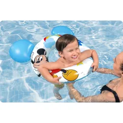 Bouée Mickey, 76 cm, sécurisée pour les enfants dans l'eau
