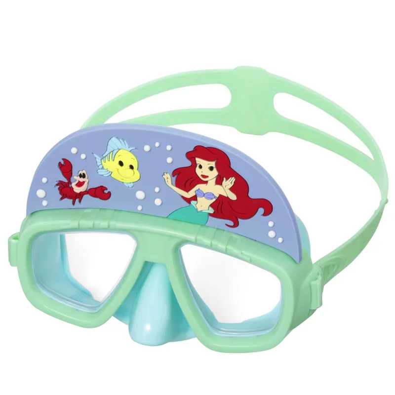 Masque de nage Ariel pour enfants Bestway 9103D, conception légère et confortable